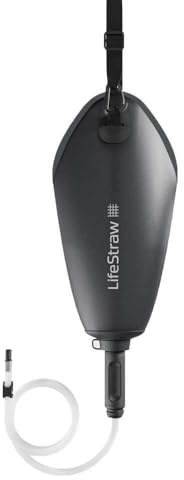 LifeStraw Peak Series - Compact Gravity Water Filter System - 3L for Backpacking, Group Camping, Hiking and Travel, Dark Mountain Gray