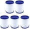 Acdolf Faucet Spray Cap Filtro de Agua de Repuesto, Descalcificador de Agua Dura para la Cabeza del Grifo de la Cocina, Cartuchos de Filtro de Repuesto 5 Piezas