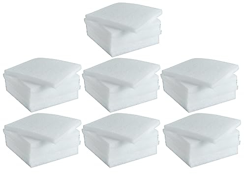 GERUI 42 stück Polyester Filterschwamm Passend für Juwel Compact/für BioFlow 3.0 / M, für 3.0 Filters/M Kompatibel Filterschwamm