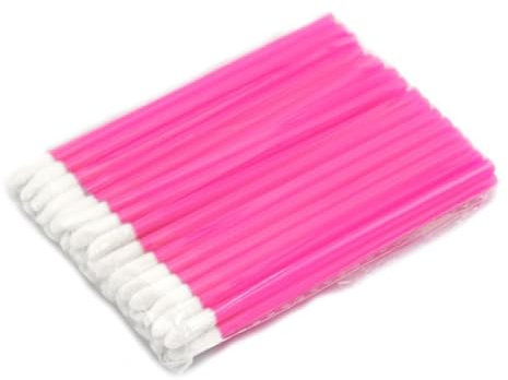 BZKSER Desechables brocha de Maquillaje - 100 PCS Cepillos Labios,Pinceles Desechables Cepillo de Labios Desechable Cepillo,Aplicador Labial Desechable Pintalabios Varitas de Maquillaje