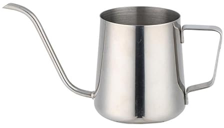Bricco Caffe 480ml in Acciaio Inox 304 per Caffè Versato con Precisione – Kettle Gooseneck per Pour Over & Tè con Beccuccio Lungo per Casa, Ufficio e Campeggio