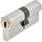 Vachette 583102 Radialis-Cilindro de cerradura de 32,5 x 32,5 mm exterior, puerta de entrada | Muy alta seguridad, 4 llaves no copiables, tarjeta de propiedad, acero inoxidable, 32,5x32,5