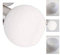 3 Stück Lampenschirme E14 Loxy Glas Ersatzglas Lampe Schirm Glaskugel Lampe Ersatz Lampenschirm Stehlampe Tischlampe Fluter Leuchte (3er Loxy)