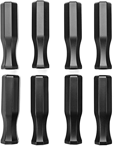 Lodokdre ZubehöR für TischfußBallgeräTe Kickergriffe Achteckige Kunststoffgriffe für Standard TischfüßE (8 StüCke)