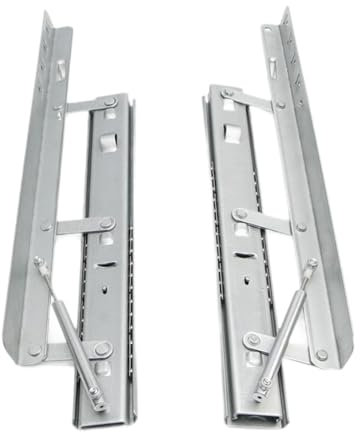 Milageto Herrajes deslizantes para Muebles de Mesa de Comedor, reemplazo Resistente, Extensible y Plegable para cenas al Aire Libre, Festivales y reuniones en