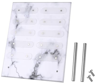 Didiseaon Présentoir D'Échantillons D'Ongles Avec Support Tableau De Nuancier En Acrylique Pour Nail Art Outil D'Affichage Pour Salon Maison Et Décoration