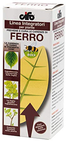 CIFO - Ferro Chelato Piante Orto e Giardino, Integratore Contro Ingiallimenti - Previene e Cura le Carenze di Ferro, per una Crescita Rigogliosa di Piante, Frutti e Ortaggi, Bio, Made in Italy, 100ml