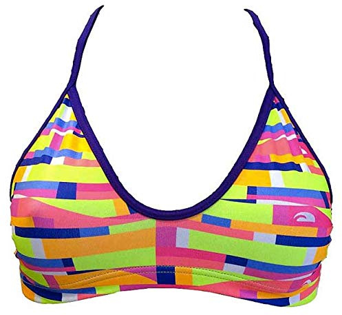 Turbo Donna Colorwaves Parte Inferiore del Bikini, Multicolore, X-Large