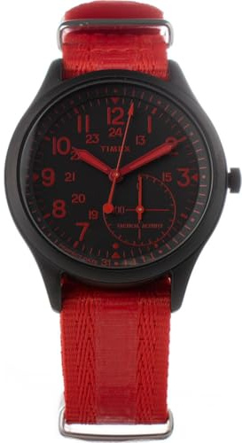 Timex Orologio Uomo Analogico Al quarzo con cinturino Nylon TW2V10900LG