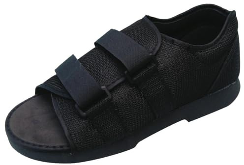 SoleAid Post-Op Recovery Shoe - Men's Round Toe Orthopedic Protective Foot Brace - Adjustable Lightweight Post-Surgical Walking Shoe (Mens: 10.5-12)