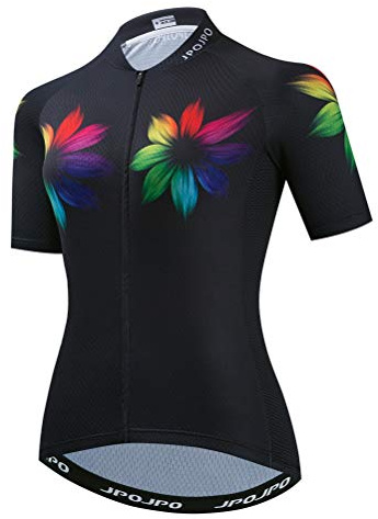 Damen-Fahrradtrikot, kurzärmelig, für den Sommer