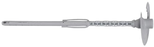 Fischer FIF-SV II Ecotwist 100 Pz. Tasselli per Cappotto e Isolanti, Universali, Misura Unica per Pannelli da 100 a 400 mm, Avvitamento a Scomparsa senza Fresa, 554404