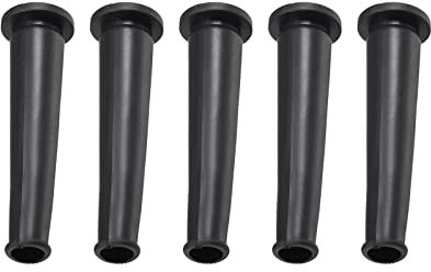 PengLAI 5 Pcs Cord Protector Cord Cover Rubber Hose for Cable Management Wire Protection Wire Finishing Office Cable Management