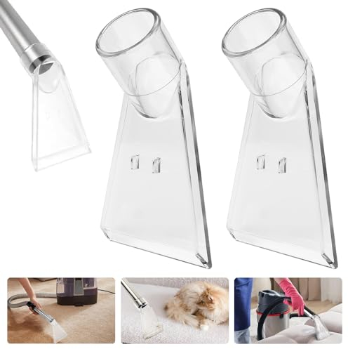 LANSKYLAN 2 PCS Boquilla Tapiceria Aspiradora, Boquillas Limpiador de Alfombras, 38mm Boquilla Aspiradora Agua, Aspiradora Boquilla de Piso para Limpiador Tapiceria Sofa Coche Colchón