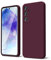 oakxco für Samsung Galaxy A55 5G Hülle Silikon Case mit Kameraschutz, Ultra Dünn Bunt Handyhülle Mädchen, Einfarbig Handy Hülle Slim Schutzhülle, Matt TPU Weich GummiSilikonhülle, Weinrot Bordeaux