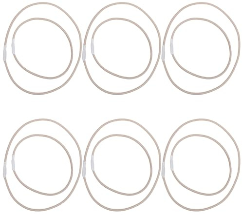 ANDRESLAD 12 Pezzi 12 Pezzi Elastici in Gomma per Supporto Antiurto Microfono, Anelli di Ricambio Antivibrazione per Studio e Registrazione, Clip Elastiche Compatibili per Microfoni,