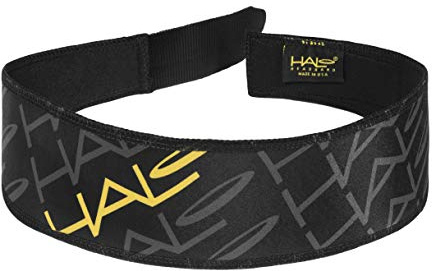 Halo Headbands Sweatband Velcro - Diadema, Negro (Team Logo), Talla única