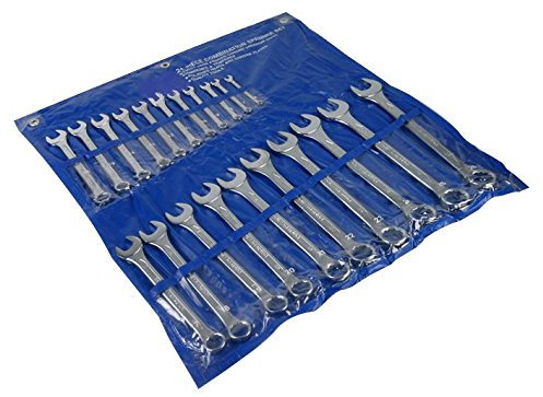 Duratool D02323 Combination Spanner Set, 21 Piece