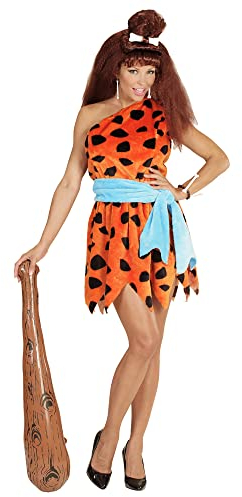 W WIDMANN MILANO Party Fashion - Kostüm Steinzeitfrau, Kleid, Dschungelfrau, Neandertalerin, Verkleidung, Karneval