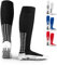 LUX Rutschfeste Fussball Socken - Grip Socken Fussball - Rutschfeste Sport Socken mit Gummi-Pads für Basketball, Fußball, Wandern, Laufen - Grip Stutzen Fussball - Kniestrumpf Schwarz
