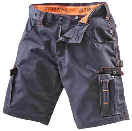 Terrax Workwear Herren Shorts, Anthrazit/Schwarz, Größe:52, Farbe:Anthrazit/Schwarz