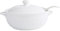 Double Handle Lid Pure White Ceramic Tureen Soup with Soup Ladle Soup Bowl with Cover for Restaurant Home Kitchen White Decoration 1200ML