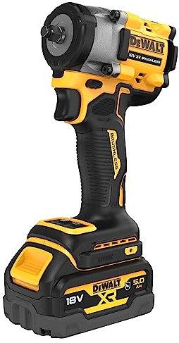 DEWALT 18V XR Akku-Schlagschrauber 3/8 (bürstenlos), max. 406 Nm, inkl. 2x G-Akku (18 Volt / 5 Ah) DCF923P2G-QW