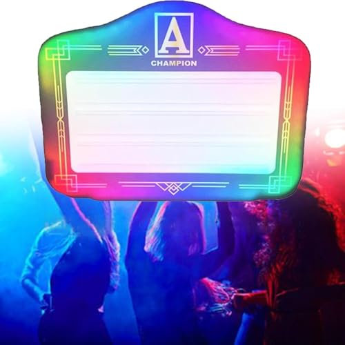 Caja de Luz LED, con 2 Juegos de Letras Y 1 Juego de NúMeros, Servicio de SeñAl de Club Cartel Luminoso de Cine para Fiestas Privadas de Bares