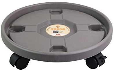Murman Rodillo para Plantas de de 32 cm, para Exteriores, Posavasos con Ruedas para Maceta, Carrito con Ruedas para Plantas, Soporte para Plantas para terraza, Capacidad de Carga 20-45 kg