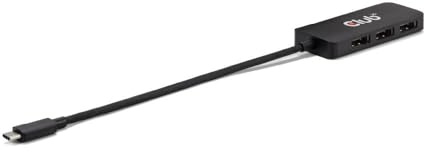 Club3D CSV-1553 USB Typ-C auf Dreifach DisplayPort™ MST Hub 4K60Hz