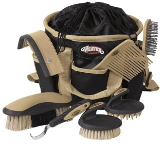 Weaver Leather Unisex Grooming Kit, Black/Beige, Tan UK