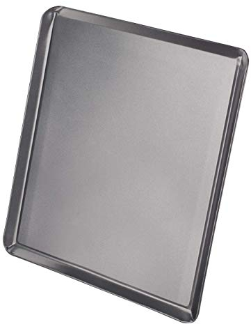 Chef Aid Antihaft-Backblech, Ideal für Kekse und Lebkuchen, 31 x 27 x 0,5 cm, Grau