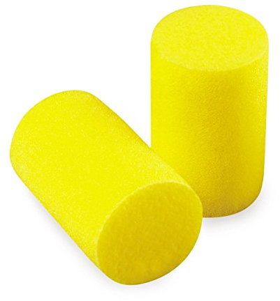 EAR Classic, confezione da 10 paia in coppia, giallo, SNR = 28 dB, protezione dell'udito, tappi per le orecchie