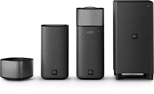 Philips Fidelio E6 Home Cinéma 5.1 avec Enceintes Détachables sans Fil, Bluetooth, HDMI 4K-2K, Spotify Connect, 270W, Noir
