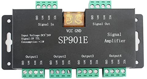 RGBZONE SP901E Pixel Strip Amplifier Signal Data SPI Repeater Controller