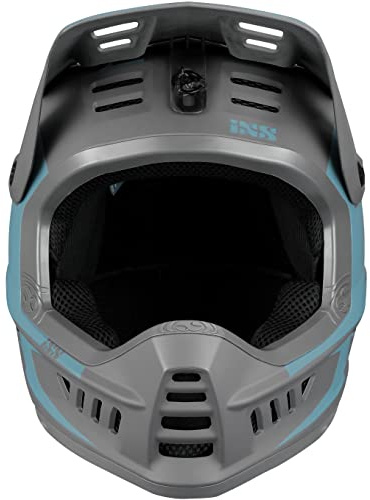 IXS Xact Evo Integralhelm für MTB/E-Bike/BMX, Uni, Erwachsene, Ocean-Graphit, XS (49-52 cm)