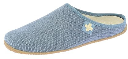 Living Kitzbühel - Cotton - Schweizer Kreuz - Pantoffeln (44 EU Jeans)