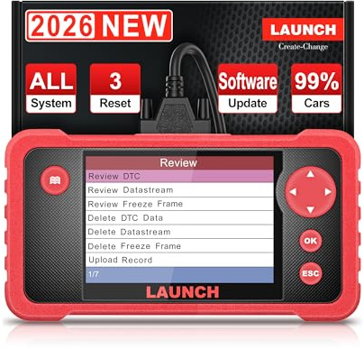 LAUNCH CRP123 V2.0 PLUS obd2 Auto Diagnostica, Diagnosi Auto Professionale in Italiano, Motore/ABS/SRS/EES/Cruscotto/AT Codice lettore Diagnostico per Veicolo, Aggiornamento Gratuito