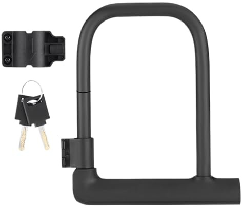 Gomice U Lock for | U Shaped Lock | Large U-Lock Anti Theft with Key and Sturdy Mounting Bracket, Outdoor Equipment for Road Bicycles Motorcycle