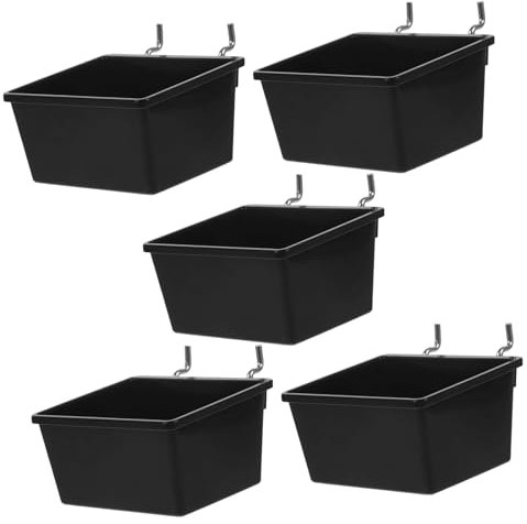 Gadpiparty 5 Pièces Organisateur De Panneau Perforé avec Bacs De Rangement pour Garage Et Atelier Bacs pour Panneau Perforé