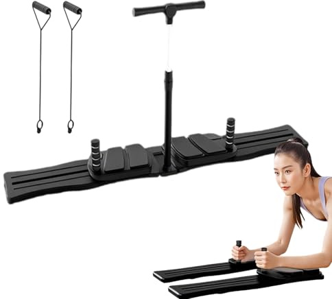 Tavola per pilates, addominali, fitness, pilates, antiscivolo, pieghevole, attrezzo da allenamento per palestra, casa e viaggio