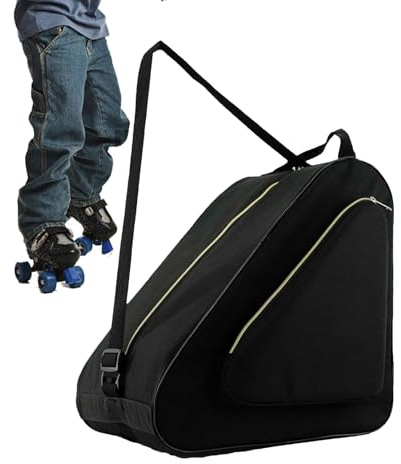 Generisch Sac à Patins à Glace de Hockey - Sac à Dos imperméable pour, Adolescents et Adultes - Sac de Sport Robuste en Nylon pour Patins à Glace ou équipement de Ski