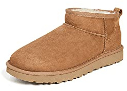 UGG Women's Classic Ultra Mini Boot, Chestnut, 11