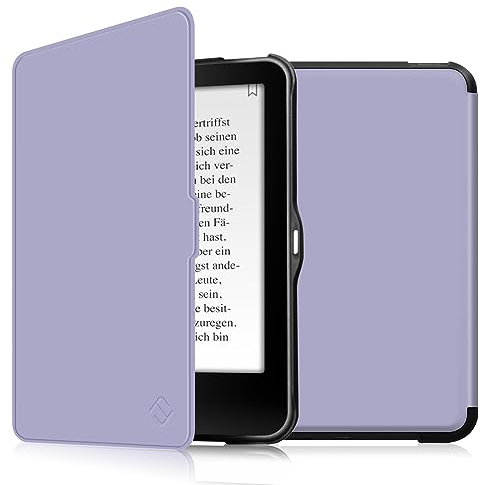 Fintie Hülle für Tolino Vision 4 HD/Vision 3 HD/Vision 2 / Vision 1 / Shine 2 HD eReader - Ultradünne Schutzhülle mit Ruhemodus und Magnetverschluss, Pastellviolett