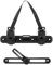 PZJFH Fahrrad Seitentasche Schnalle Schnalle Verstellbare Fahrrad Schnalle Fahrradstabilisatoren Gurte Zubehör 360 Grad Drehung Fahrradtasche Fahrradzubehör für Fahrradtasche Gepäckträger Schwarz