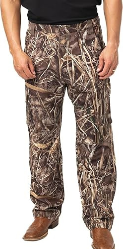Realtree Men's All-Season Pants, Lightweight Camo Hunting Gear, Moisture-Wicking, Durable Fabric