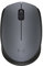 Logitech Mouse wireless M170, 2,4 GHz con ricevitore nano USB, tracciamento ottico, durata della batteria di 12 mesi, ambidestro, PC/Mac/Laptop, nero/grigio