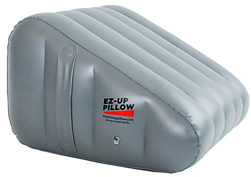 Inflatable Leg Wedge Pillow for Elevation. PT Designed EZ Up Pillow Helps Relieve Back and Hip Pain and Pressure, Swelling of Feet, Ankles and Knees Post Surgery or from Injury or chronic conditions.