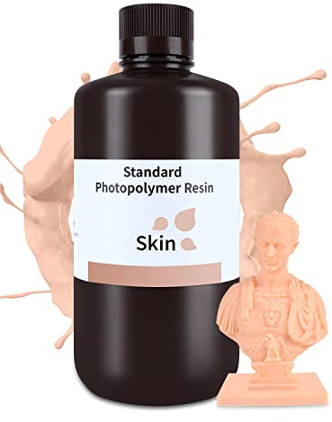 ELEGOO Resine pour Imprimante 3D 1000g Beige, Résine Standard 405nm Durcissement UV Rapid Resin pour LCD Impression 3d Printer