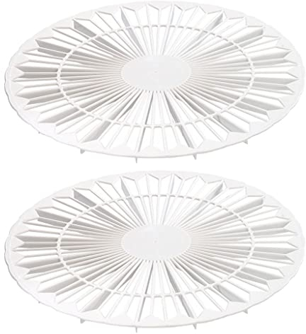 Westmark 2 Kuchenkühler/Torteneinteiler, Doppelfunktion,Rund, Durchmesser: 32 cm, Kunststoff, Weiß, 314322E3